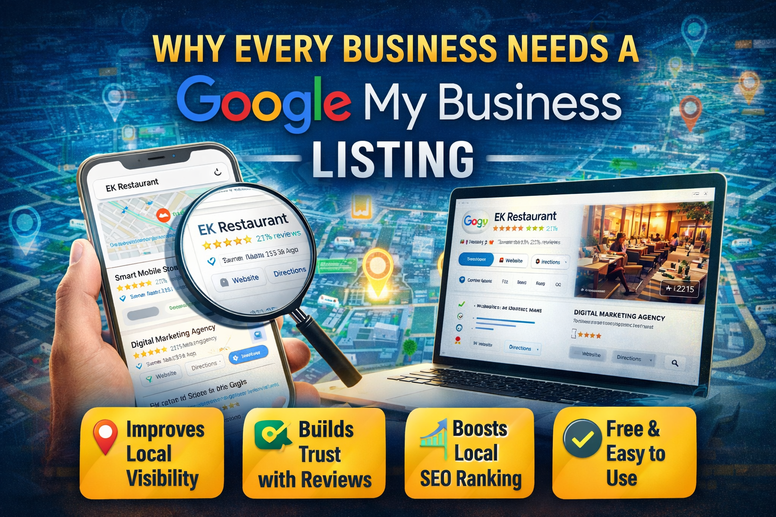 Google My Business listing
