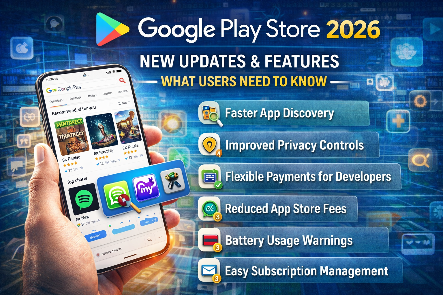 Play Store update 2026